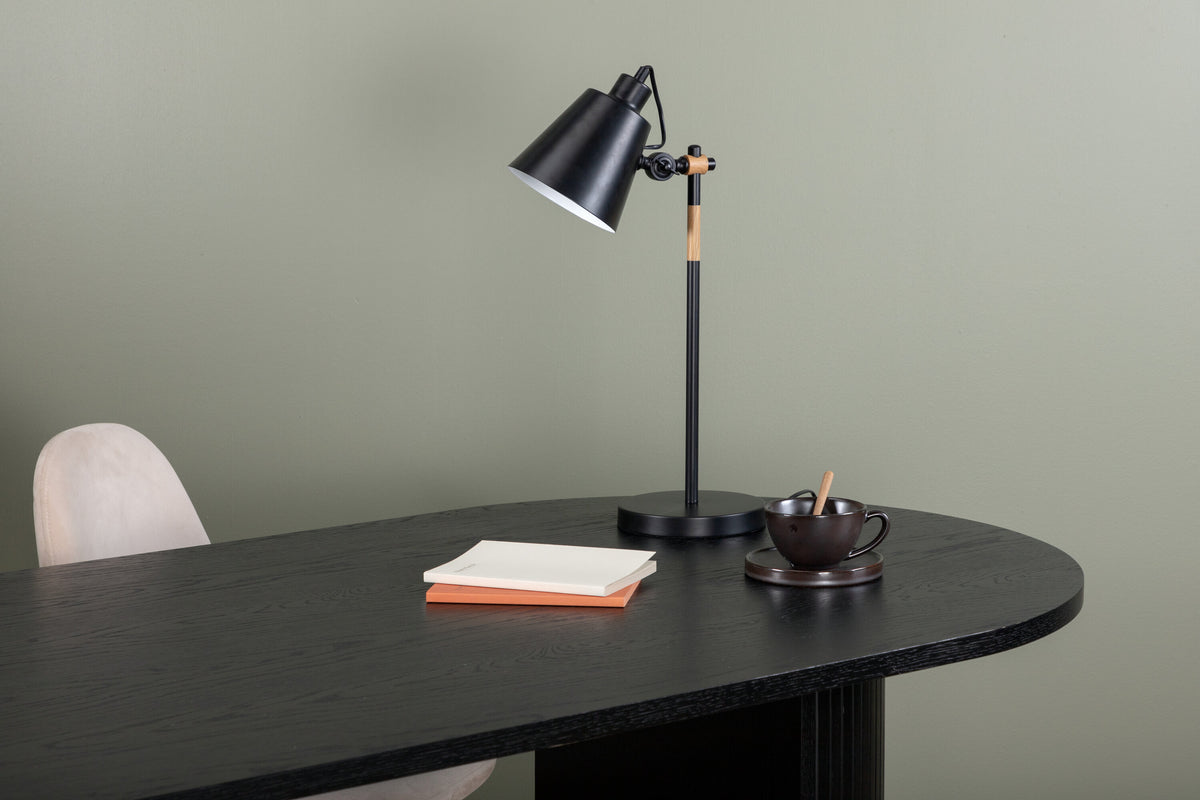 Tischlampe Skott aus Metall - Schwarz-Tischlampen-Venture Home-le canapé