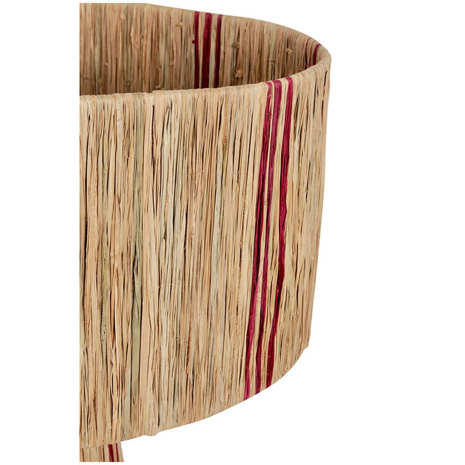 Tischlampe Stripe Ø41cm - Lila/Sandbraun-Tischlampen-Pole to Pole-le canapé