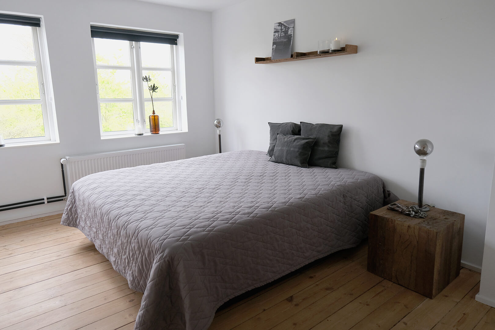 Tischlampen Leonardo aus Eisen, 2er-Set - Schwarz-Tischlampe-Trademark Living-le canapé