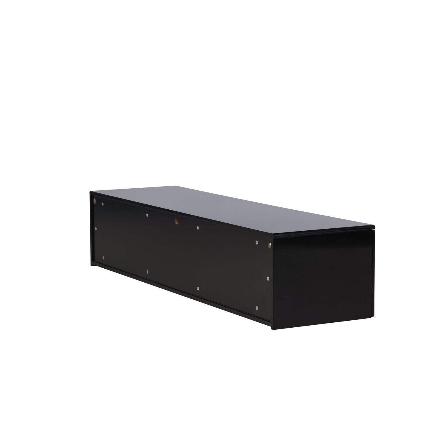 TV-Lowboard Fristad 160cm - Schwarz-TV-lowboards-Venture Home-le canapé
