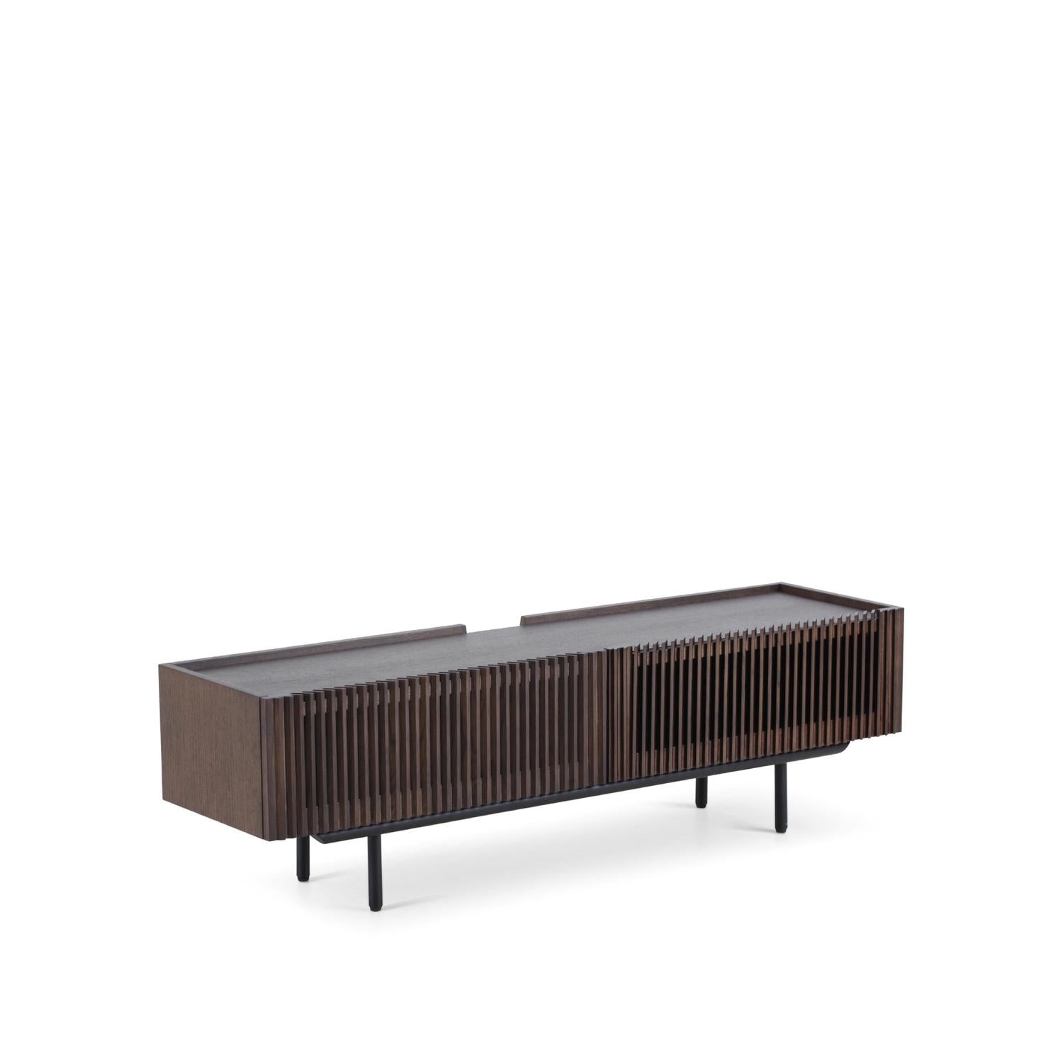 TV-Lowboard Louvre 145cm - Dunkelbraun-TV-lowboards-Njordec-le canapé