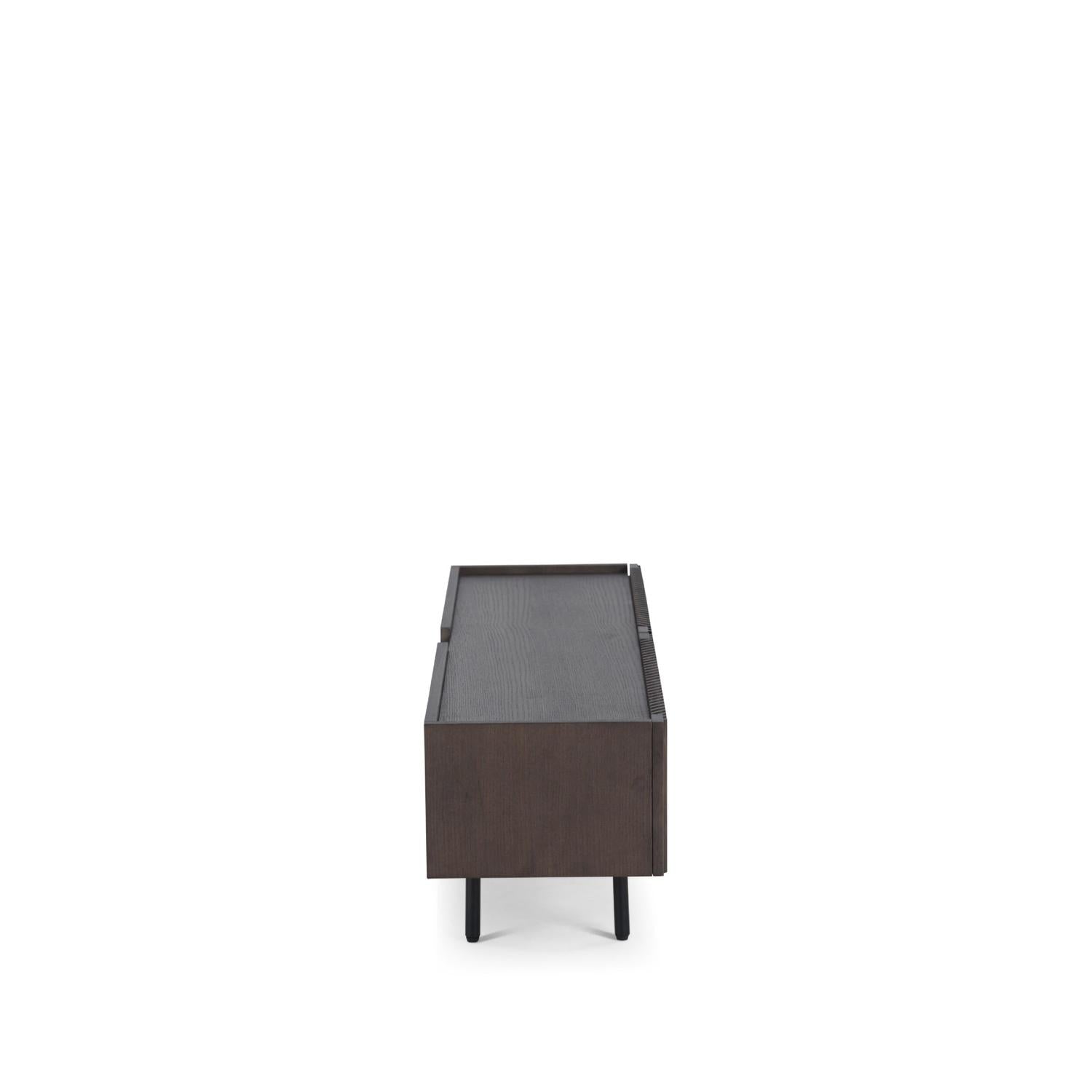 TV-Lowboard Louvre 145cm - Dunkelbraun-TV-lowboards-Njordec-le canapé