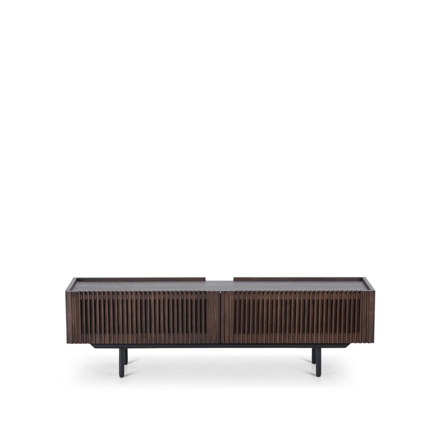 TV-Lowboard Louvre 145cm - Dunkelbraun-TV-lowboards-Njordec-le canapé