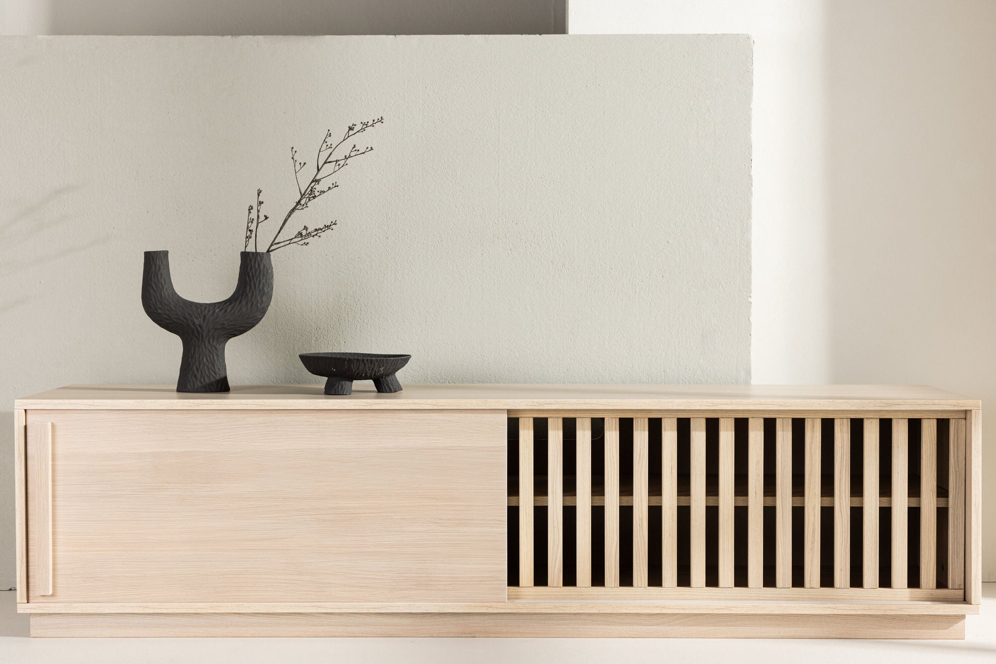 TV-Lowboard Lugo - Hellbraun-TV-lowboards-Venture Home-le canapé