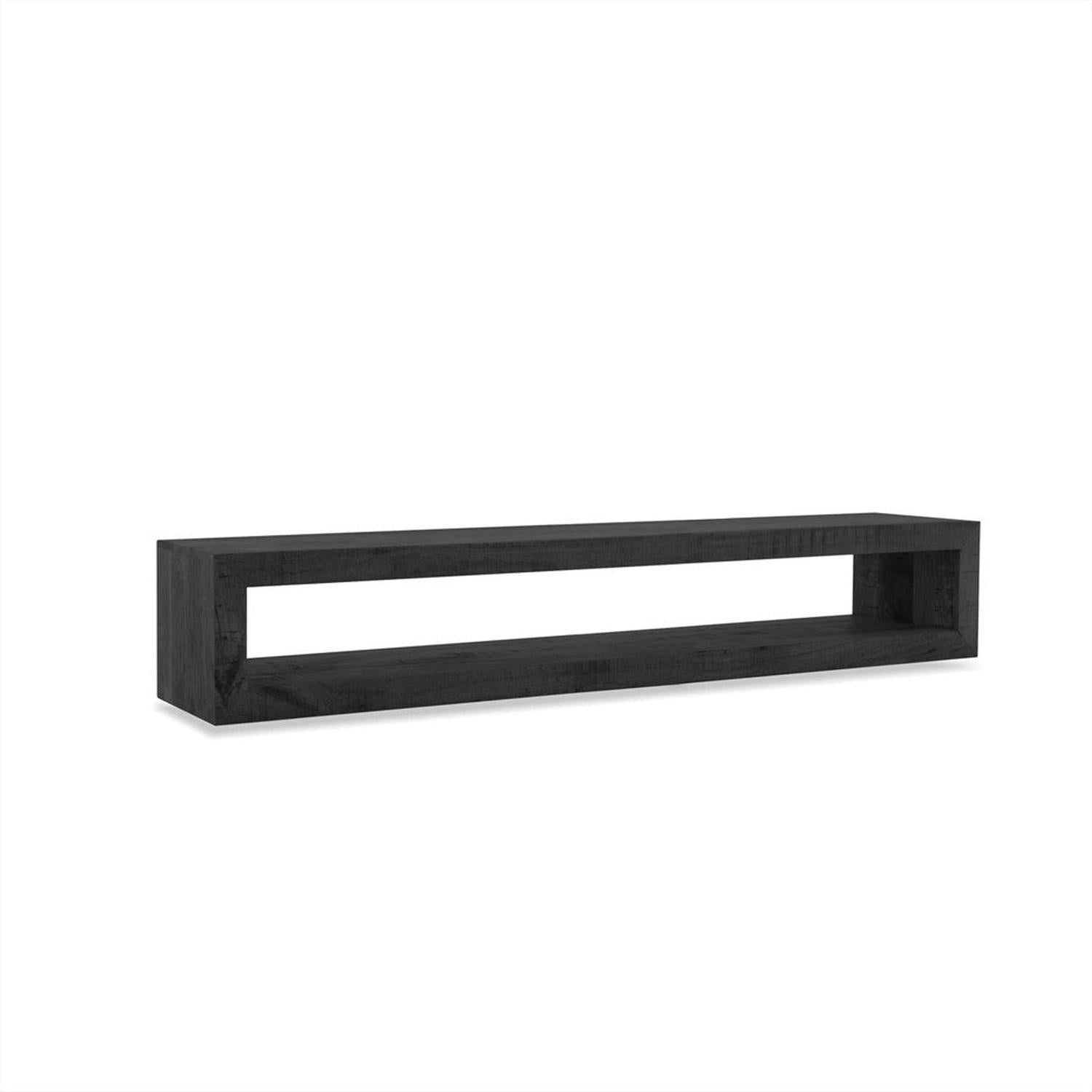 TV-Lowboard Max aus Mangoholz Hängend 160cm - Schwarz-TV-lowboards-Benoa-le canapé