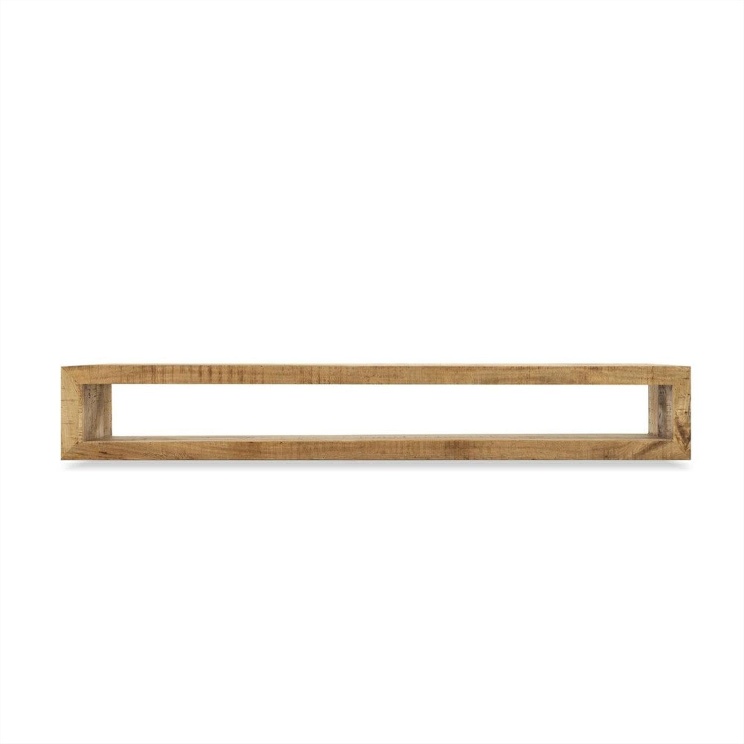 TV-Lowboard Max aus Mangoholz Hängend 200cm - Hellbraun-TV-lowboards-Benoa-le canapé