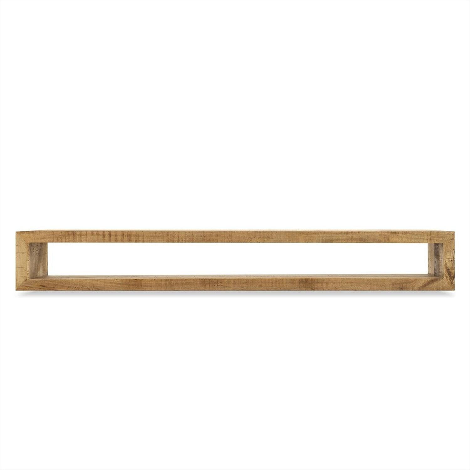 TV-Lowboard Max aus Mangoholz Hängend 220cm - Hellbraun-TV-lowboards-Benoa-le canapé