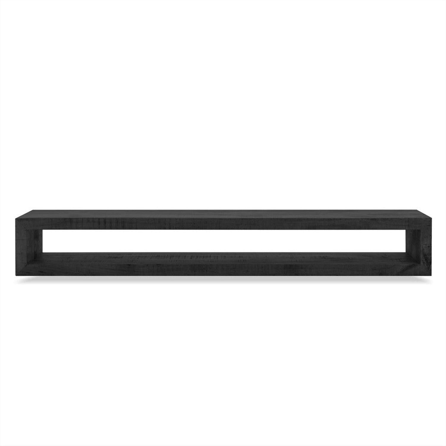 TV-Lowboard Max aus Mangoholz Hängend 220cm - Schwarz-TV-lowboards-Benoa-le canapé
