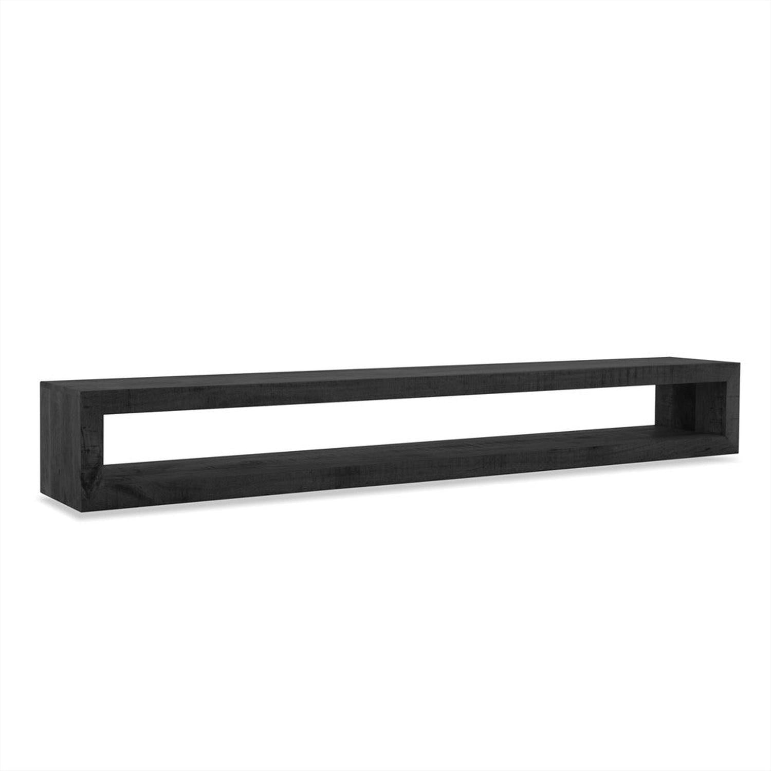 TV-Lowboard Max aus Mangoholz Hängend 220cm - Schwarz-TV-lowboards-Benoa-le canapé