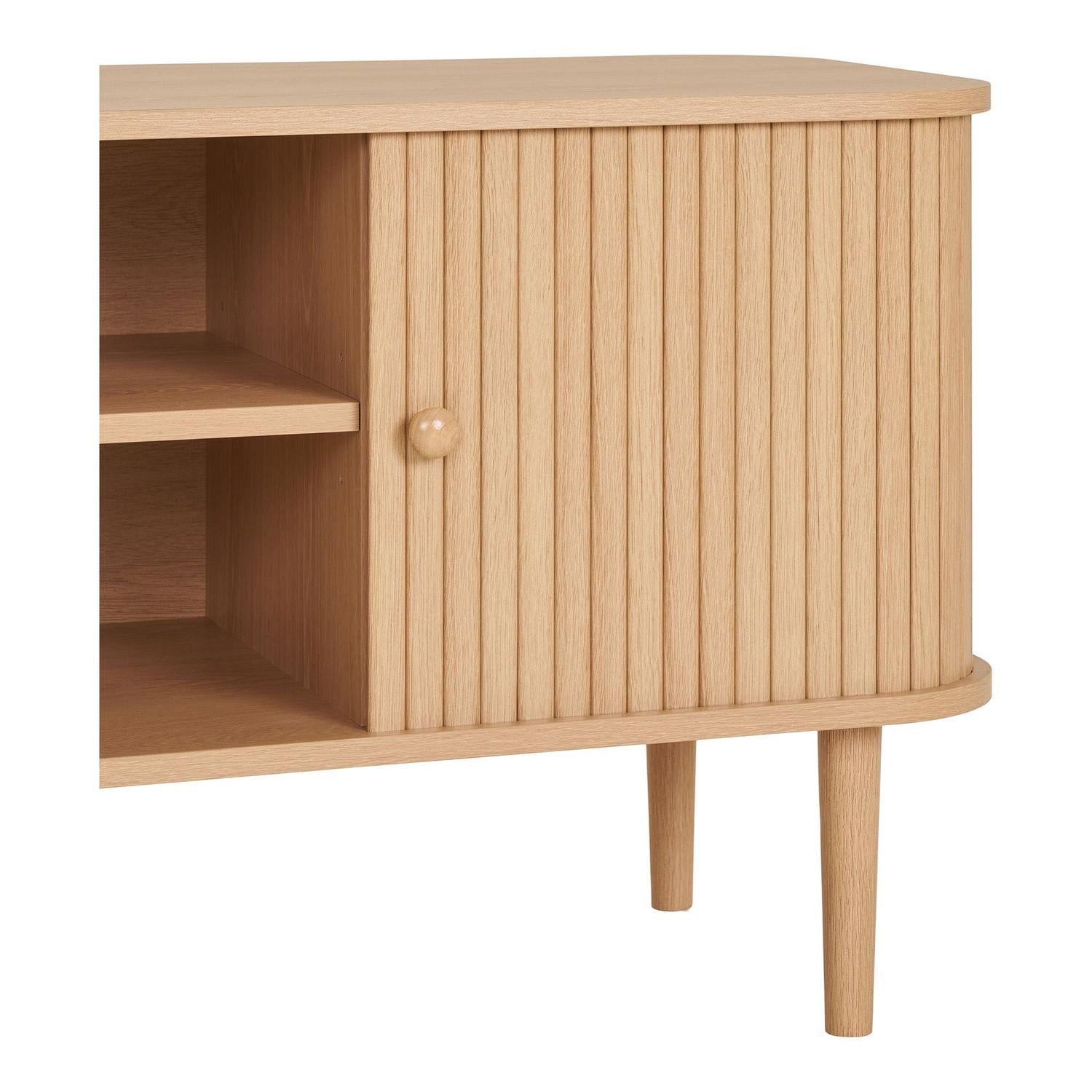 TV-Lowboard Nikko 113cm - Hellbraun-TV-lowboards-House Nordic-le canapé