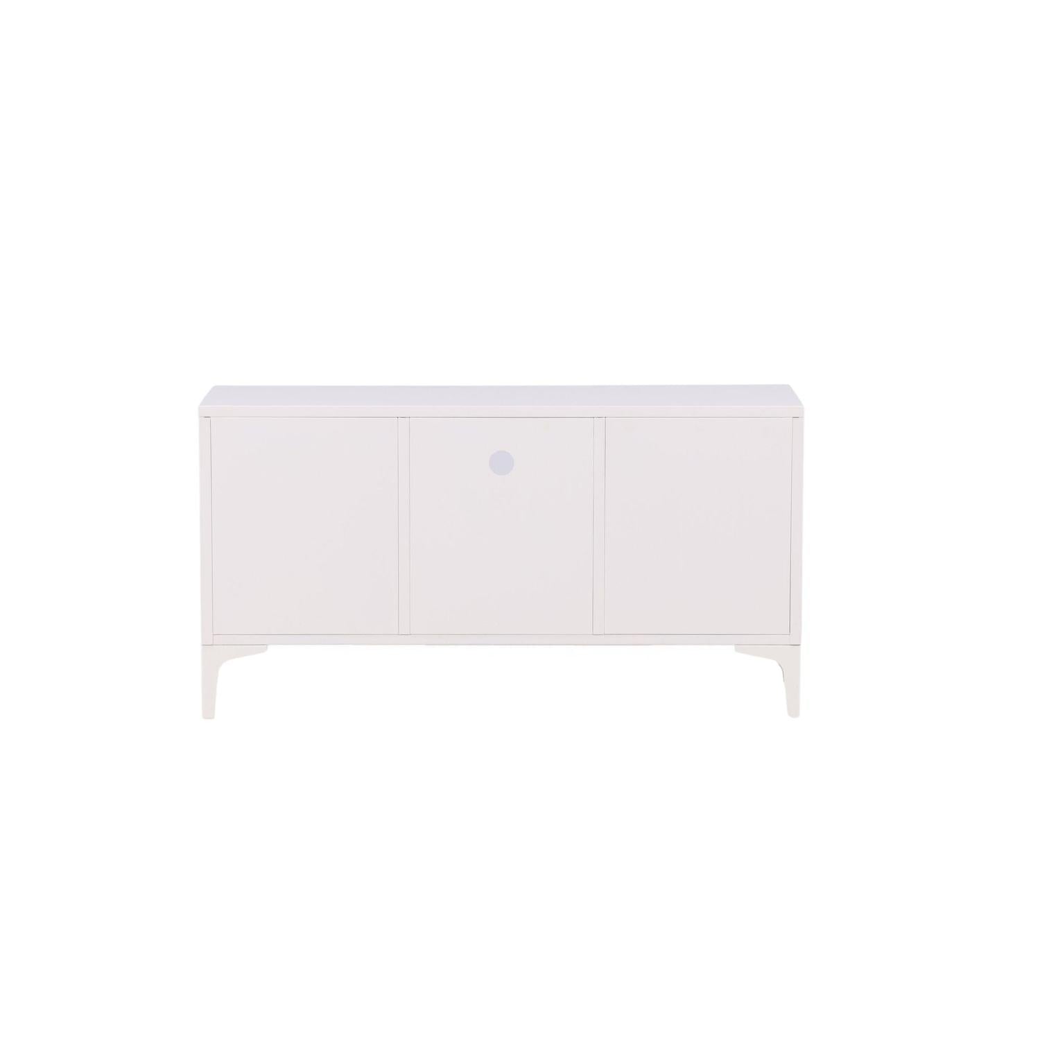 TV-Lowboard Piring 120cm aus Metall - Weiß-TV-lowboards-Venture Home-le canapé