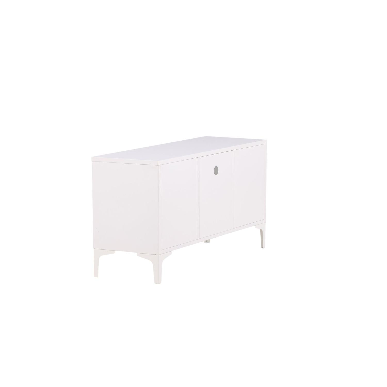 TV-Lowboard Piring 120cm - Weiß-TV-lowboards-Venture Home-le canapé