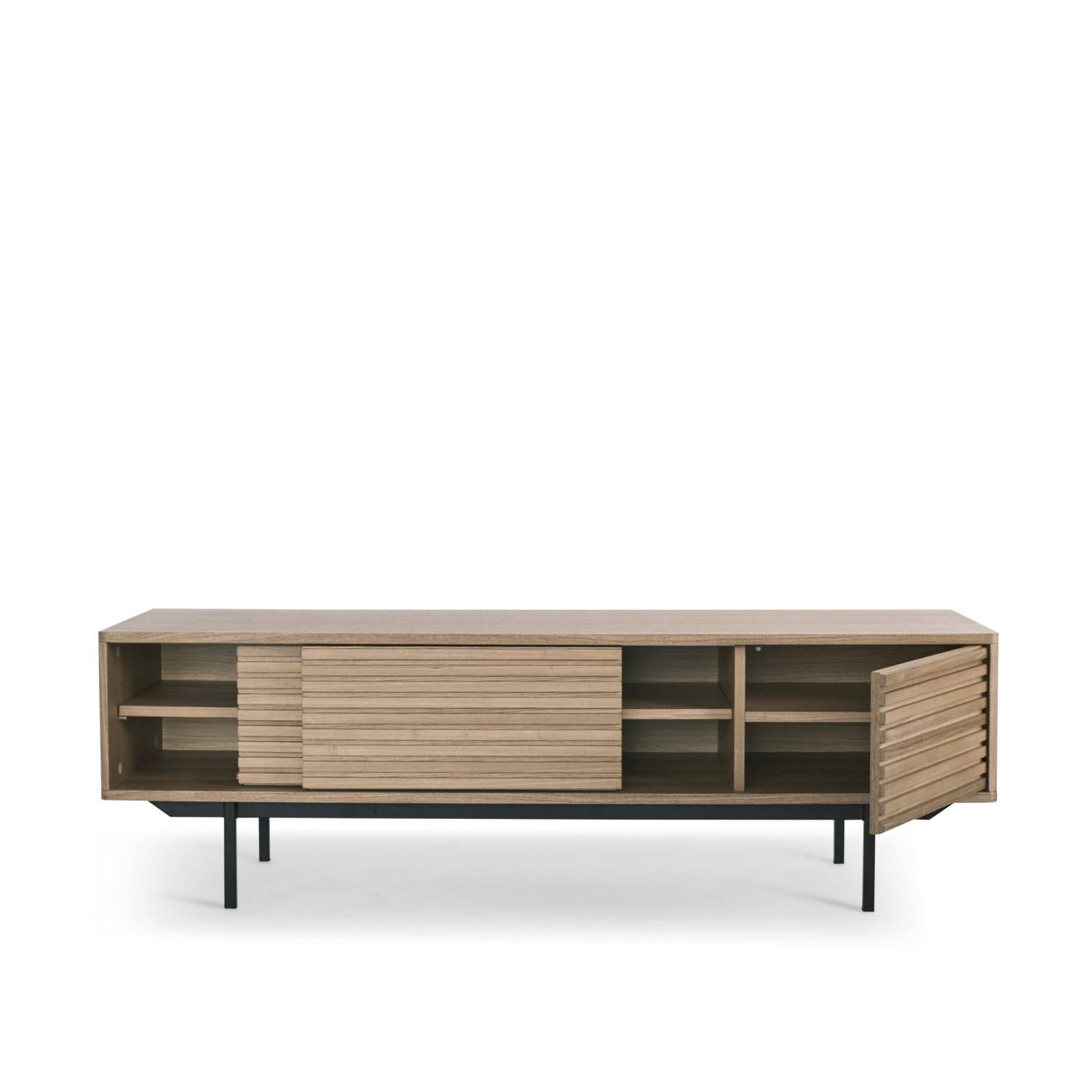 TV-Lowboard Sense 160cm - Hellbraun-TV-lowboards-Njordec-le canapé