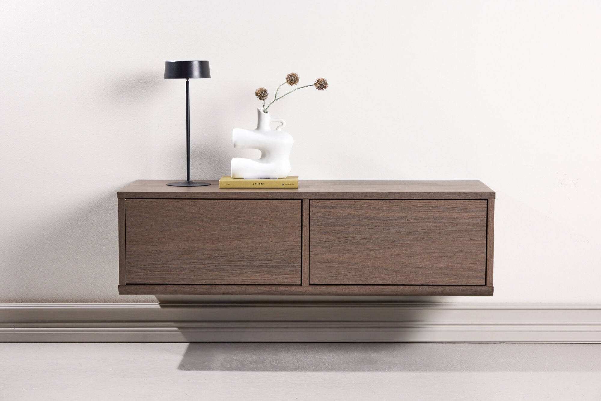 Venture Home Dragh TV Stand 100x35x28 cm - MDF Frame / Mocca 3D Paper-Venture Home-le canapé