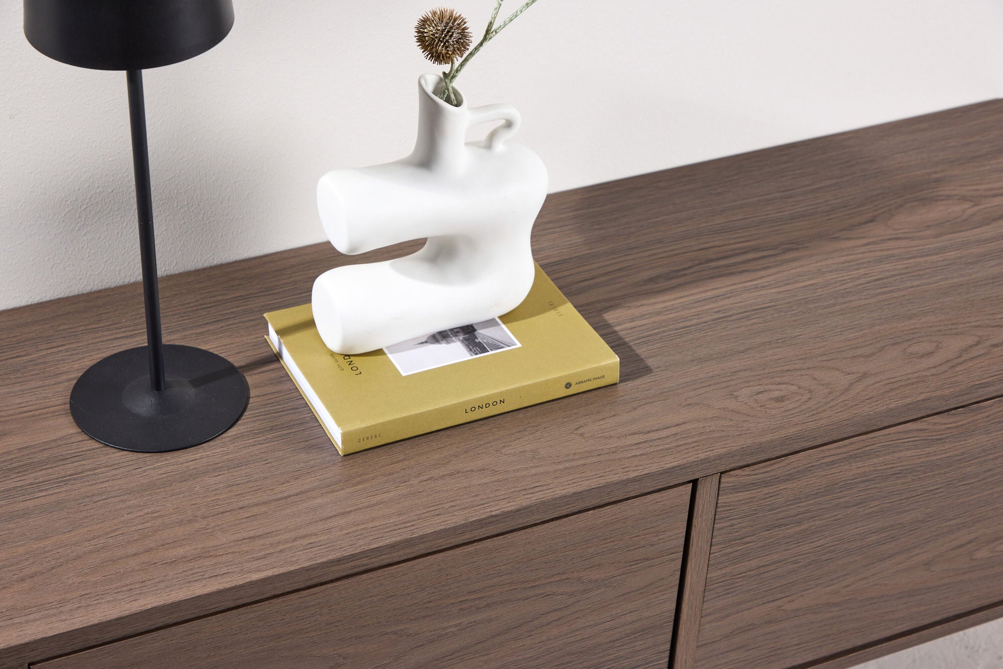 Venture Home Dragh TV Stand 100x35x28 cm - MDF Frame / Mocca 3D Paper-Venture Home-le canapé