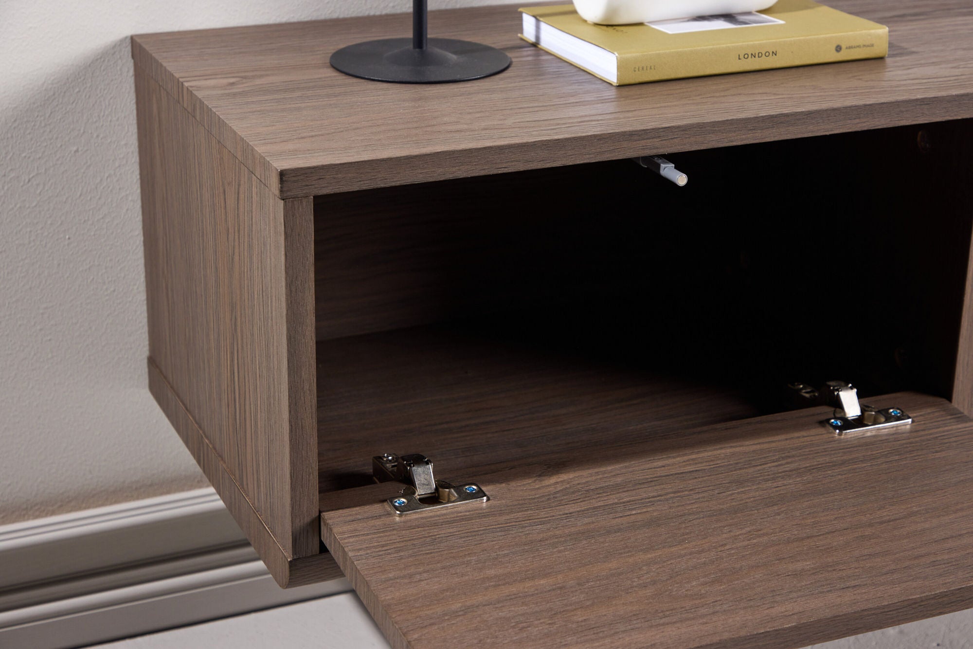 Venture Home Dragh TV Stand 100x35x28 cm - MDF Frame / Mocca 3D Paper-Venture Home-le canapé