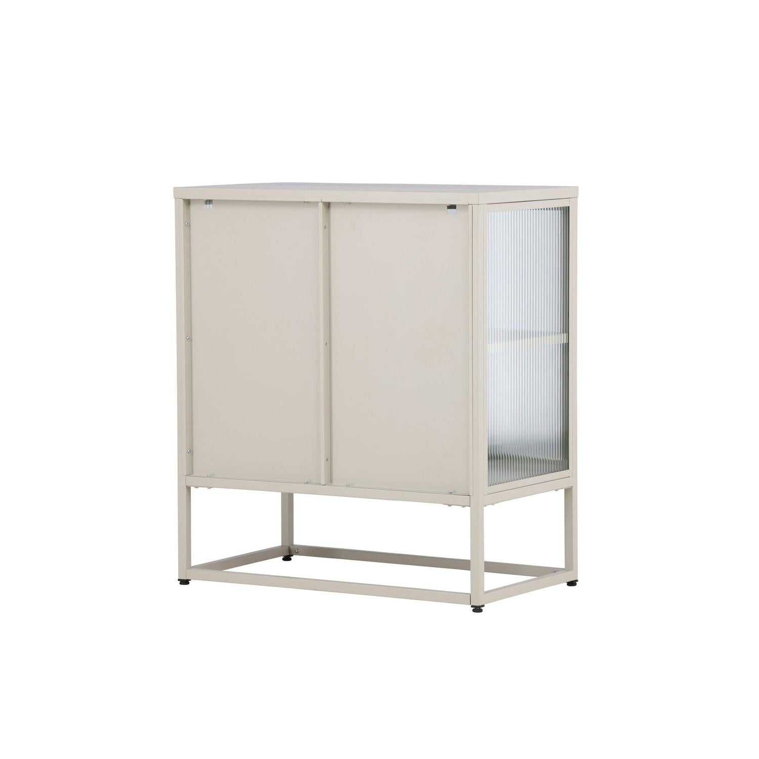 Kommode Garis 70cm - Beige-Kommoden-Venture Home-le canapé