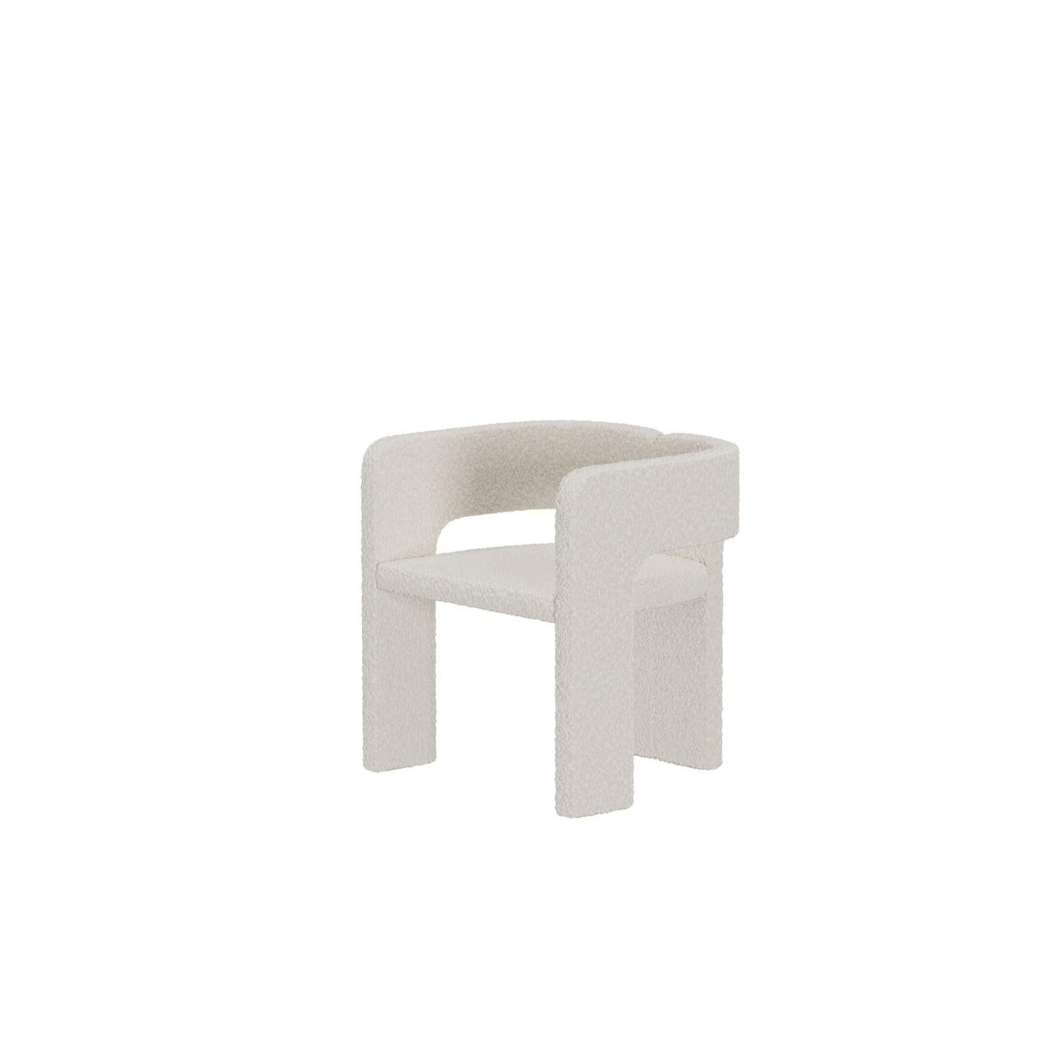 Venture Home Kristin Dining Chair - 2-pack - White Boucle-Venture Home-le canapé