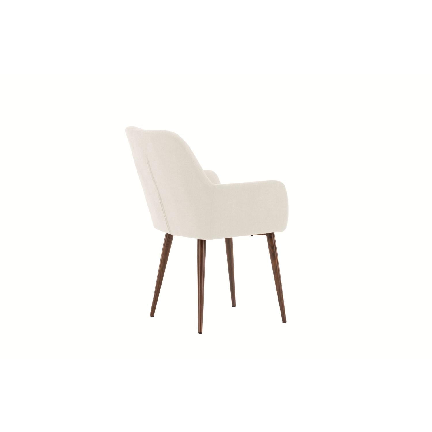 Venture Home Tomorrow Dining Chair 2-pack - Mocca / Beige Linen-Venture Home-le canapé