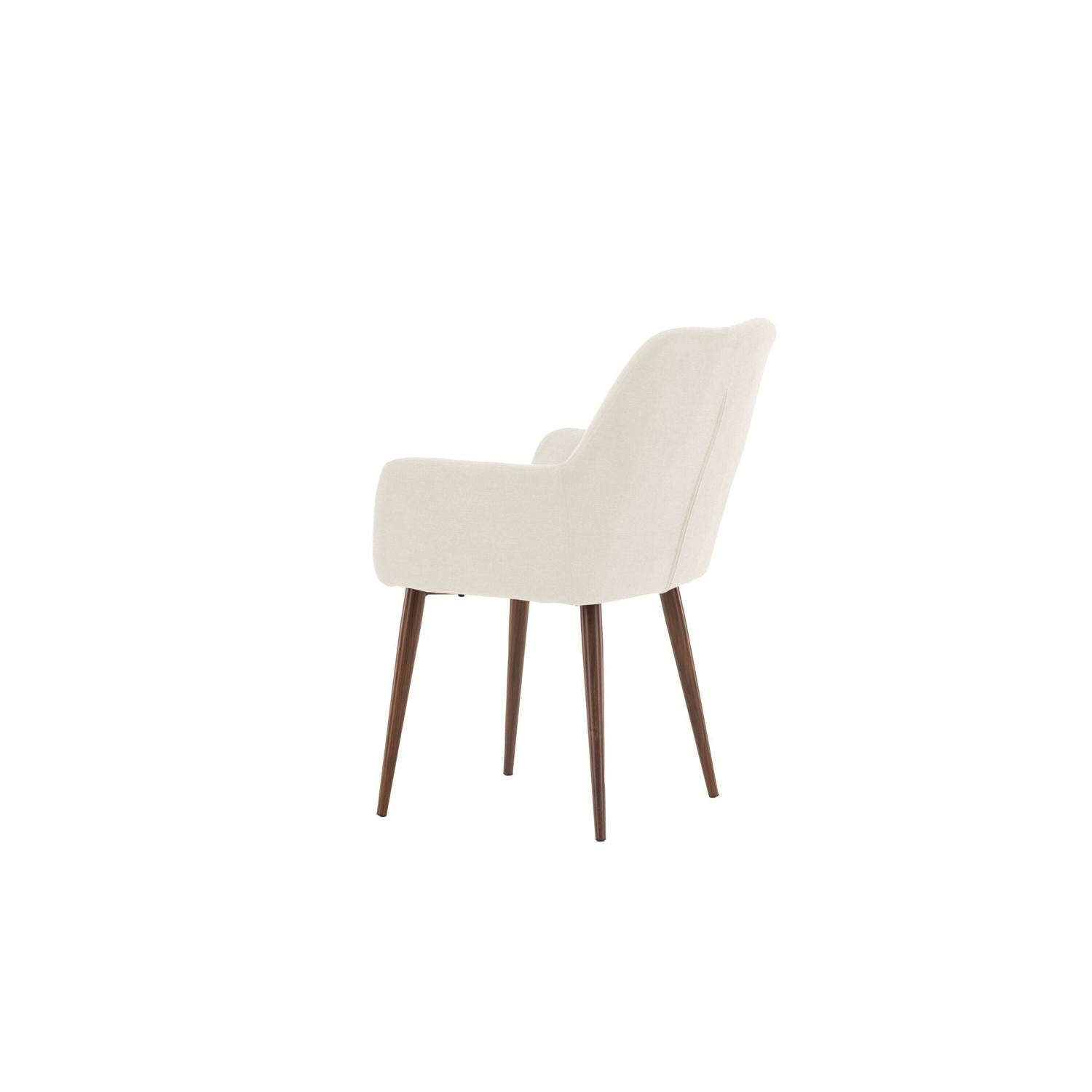 Venture Home Tomorrow Dining Chair 2-pack - Mocca / Beige Linen-Venture Home-le canapé