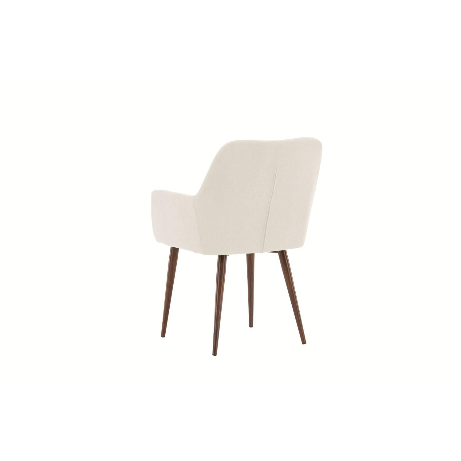 Venture Home Tomorrow Dining Chair 2-pack - Mocca / Beige Linen-Venture Home-le canapé