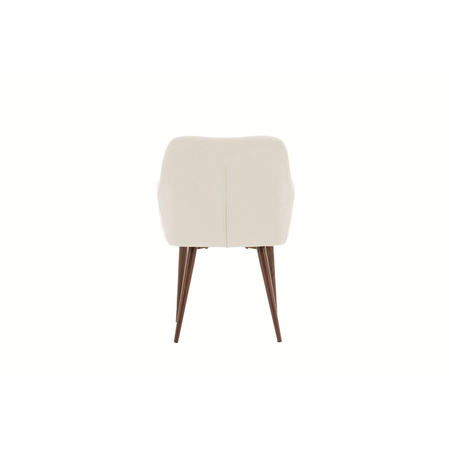 Venture Home Tomorrow Dining Chair 2-pack - Mocca / Beige Linen-Venture Home-le canapé