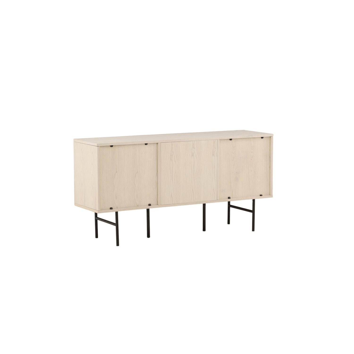 Vind Björkön Low Cabinet Storage - Whitewash / Faneer-Vind-le canapé