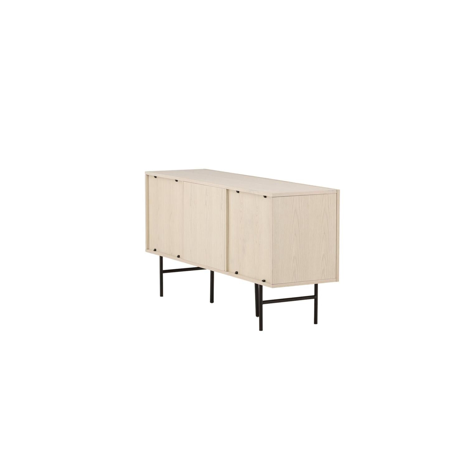 Vind Björkön Low Cabinet Storage - Whitewash / Faneer-Vind-le canapé