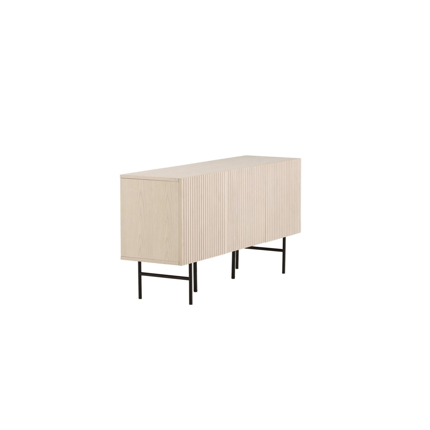 Vind Björkön Low Cabinet Storage - Whitewash / Faneer-Vind-le canapé
