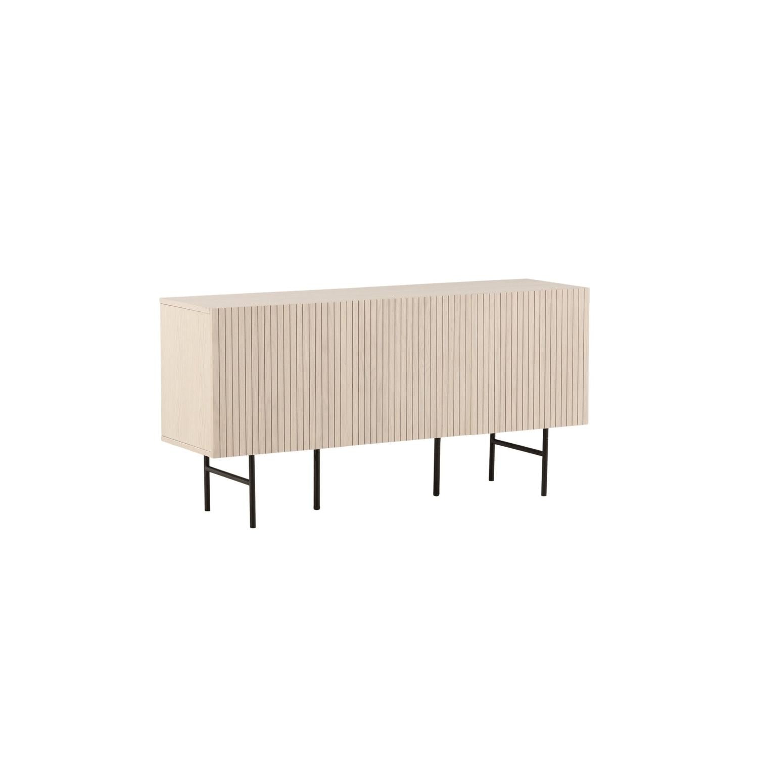Vind Björkön Low Cabinet Storage - Whitewash / Faneer-Vind-le canapé