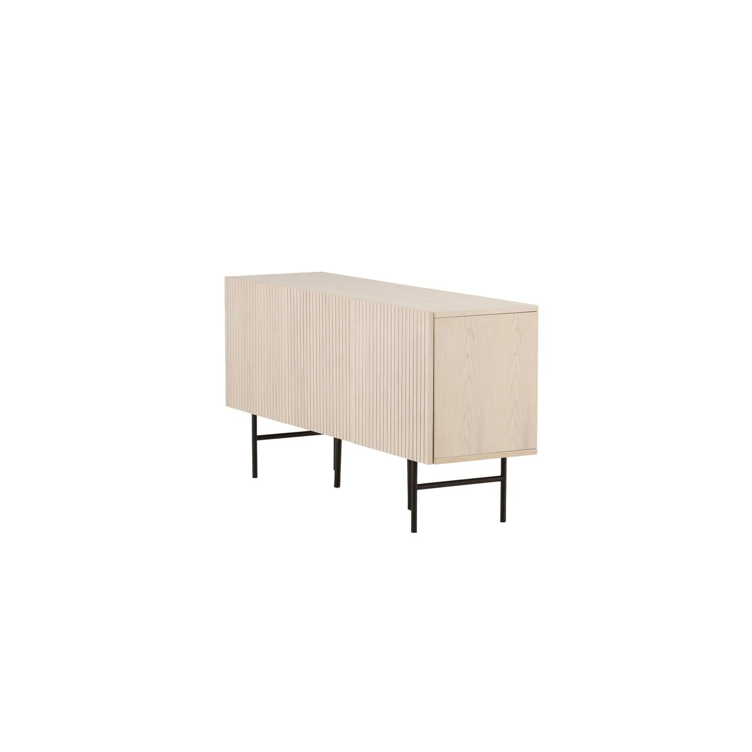 Vind Björkön Low Cabinet Storage - Whitewash / Faneer-Vind-le canapé