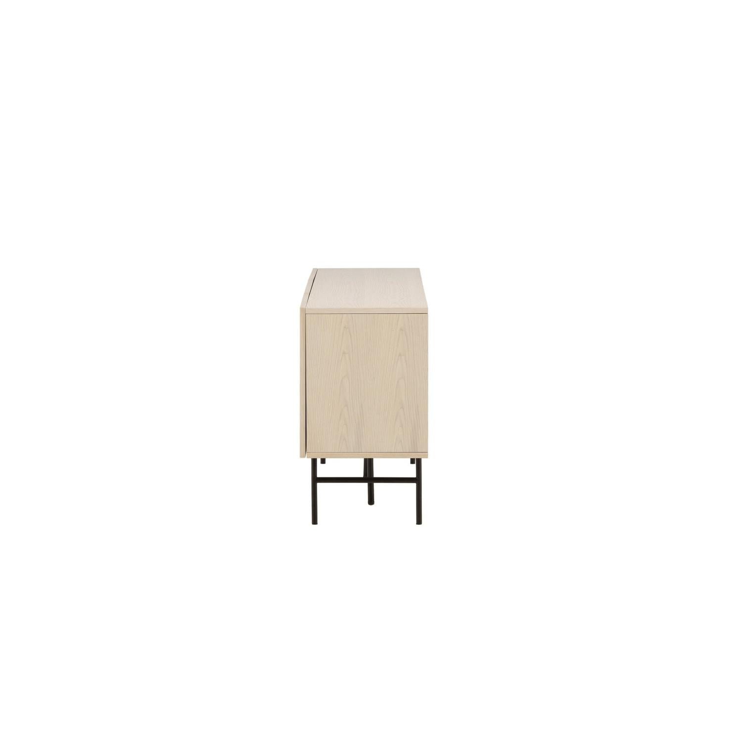 Vind Björkön Low Cabinet Storage - Whitewash / Faneer-Vind-le canapé