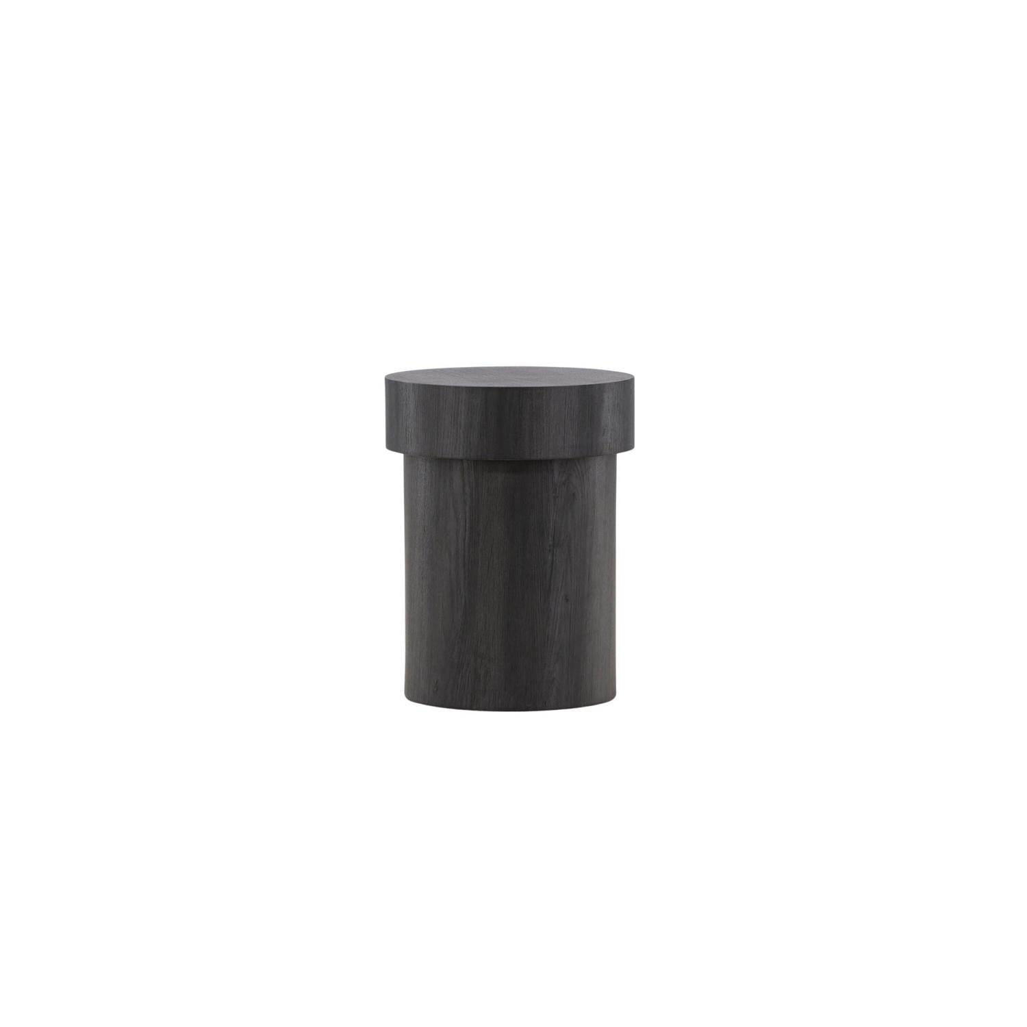 Vind Malung Side Table ⌀35 - Black FSC 100%-Vind-le canapé