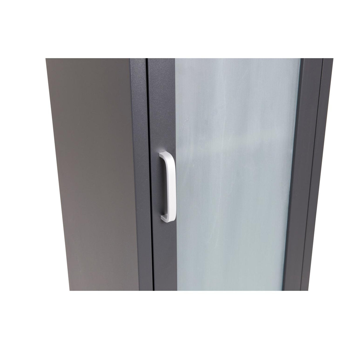 Vitrine Acero 150cm aus Metall - Schwarz-Vitrinen-Venture Home-le canapé