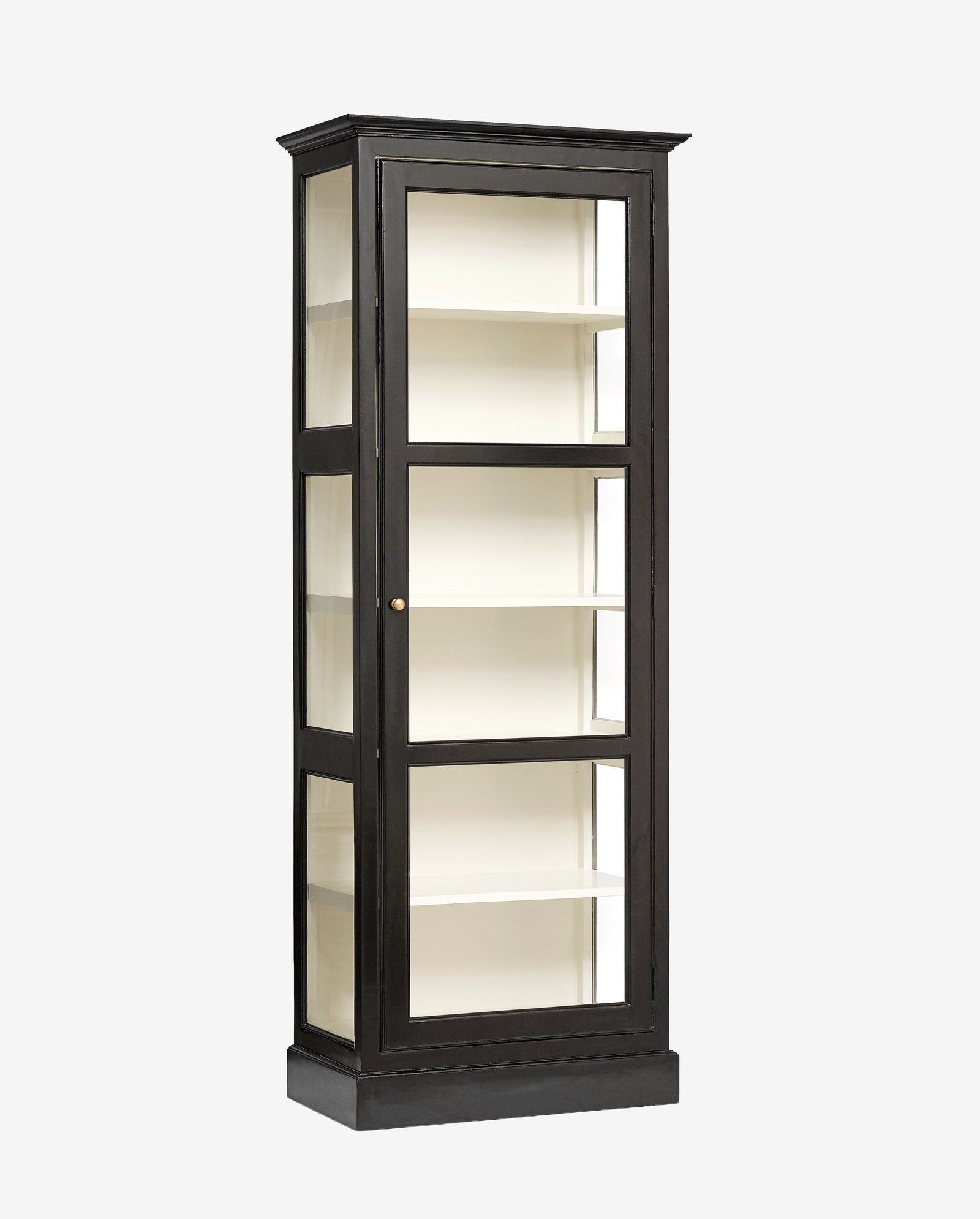 Vitrinenschrank CLASSIC 212cm - Schwarz-Vitrinen-Nordal A/S-le canapé