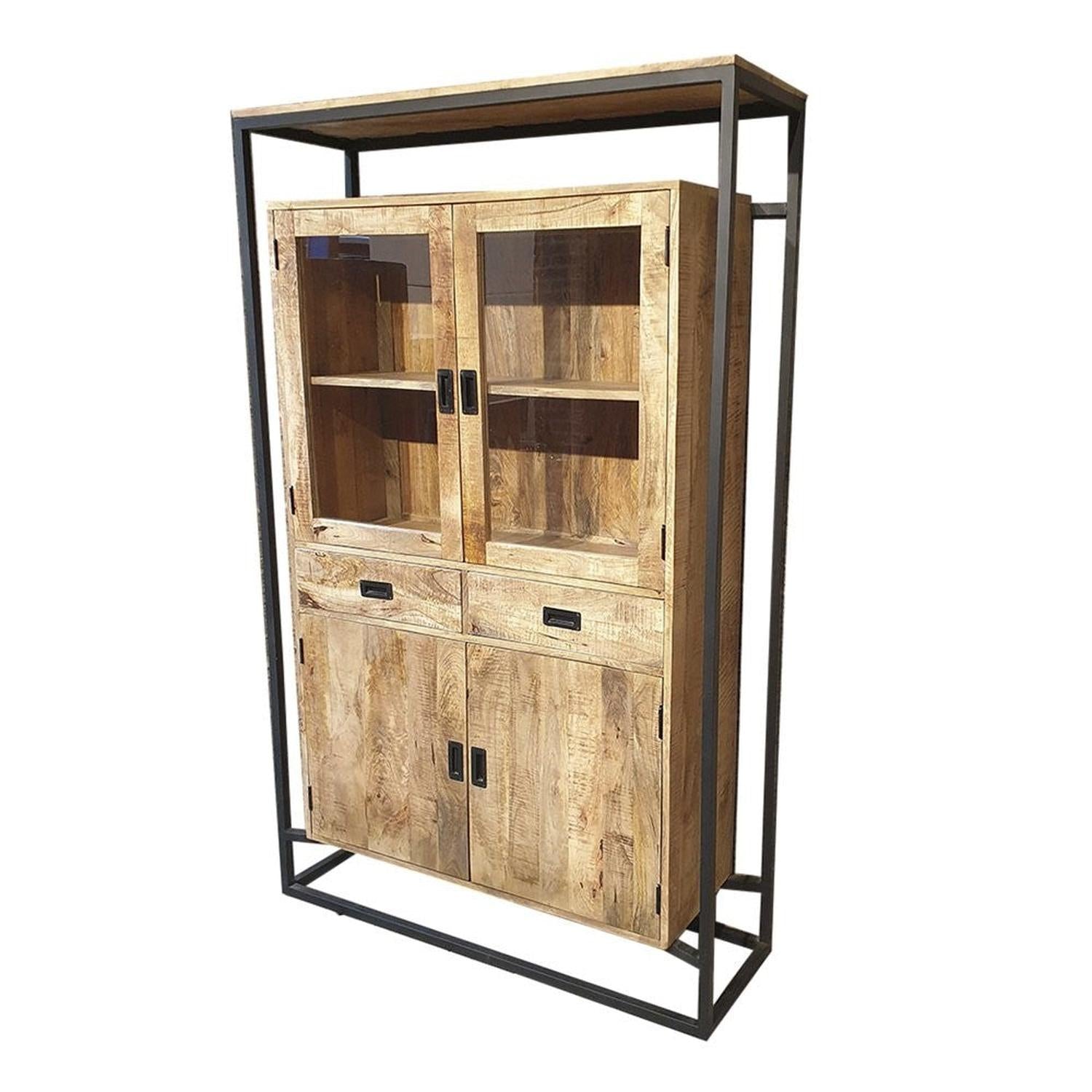 Vitrinenschrank Len - Natur-Vitrinen-Benoa-le canapé