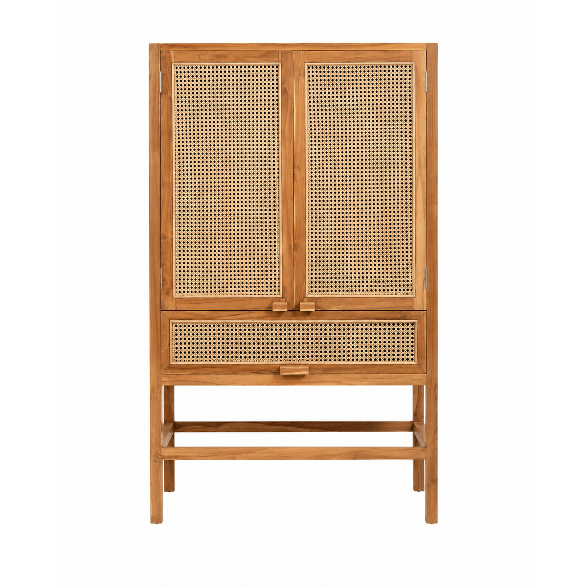 Vitrinenschrank MERGE 160cm aus Rattan-Vitrinen-Nordal A/S-le canapé