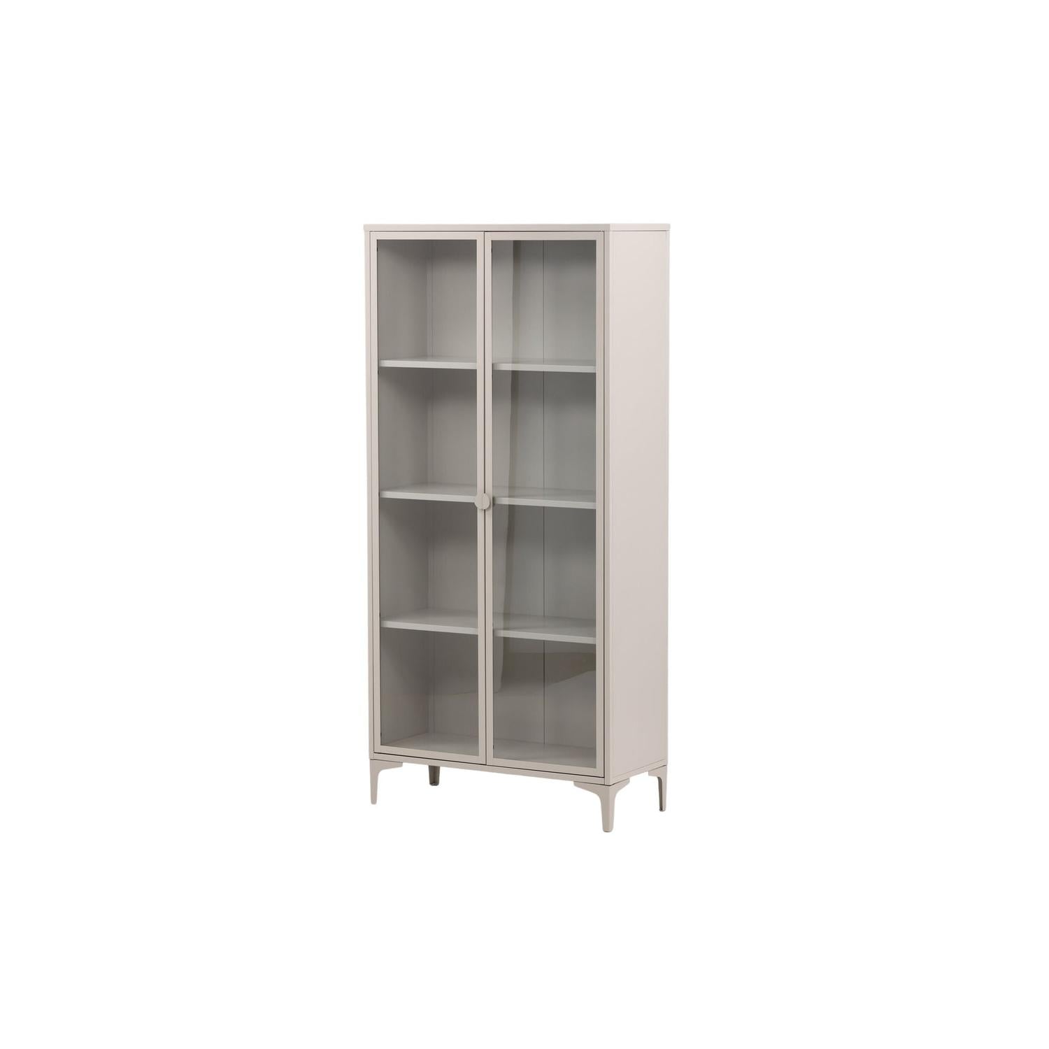 Vitrinenschrank Piring 190cm - Beige-Vitrinen-Venture Home-le canapé