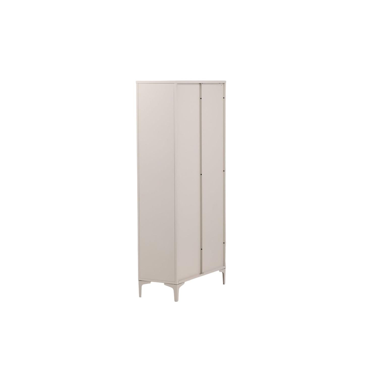 Vitrinenschrank Piring 190cm - Beige-Vitrinen-Venture Home-le canapé