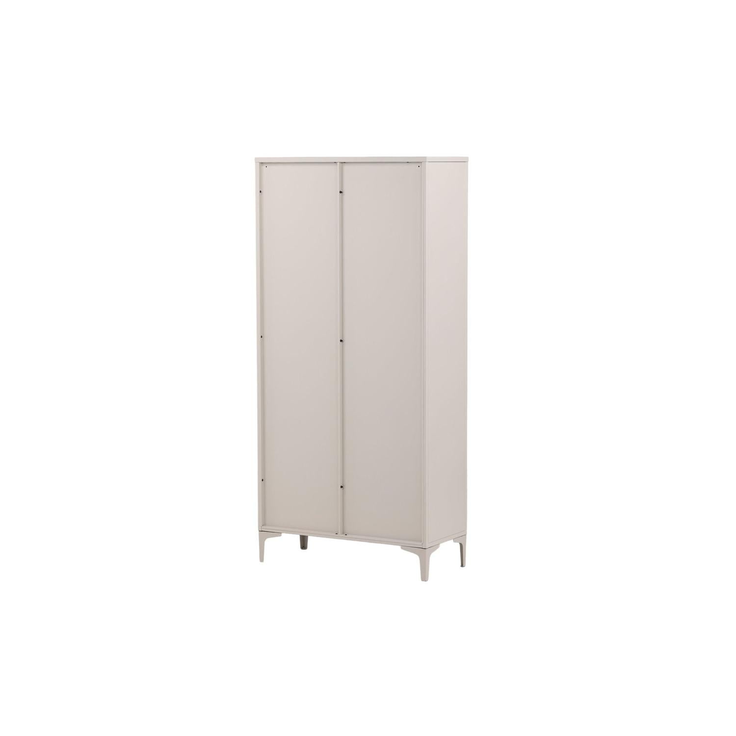 Vitrinenschrank Piring 190cm - Beige-Vitrinen-Venture Home-le canapé
