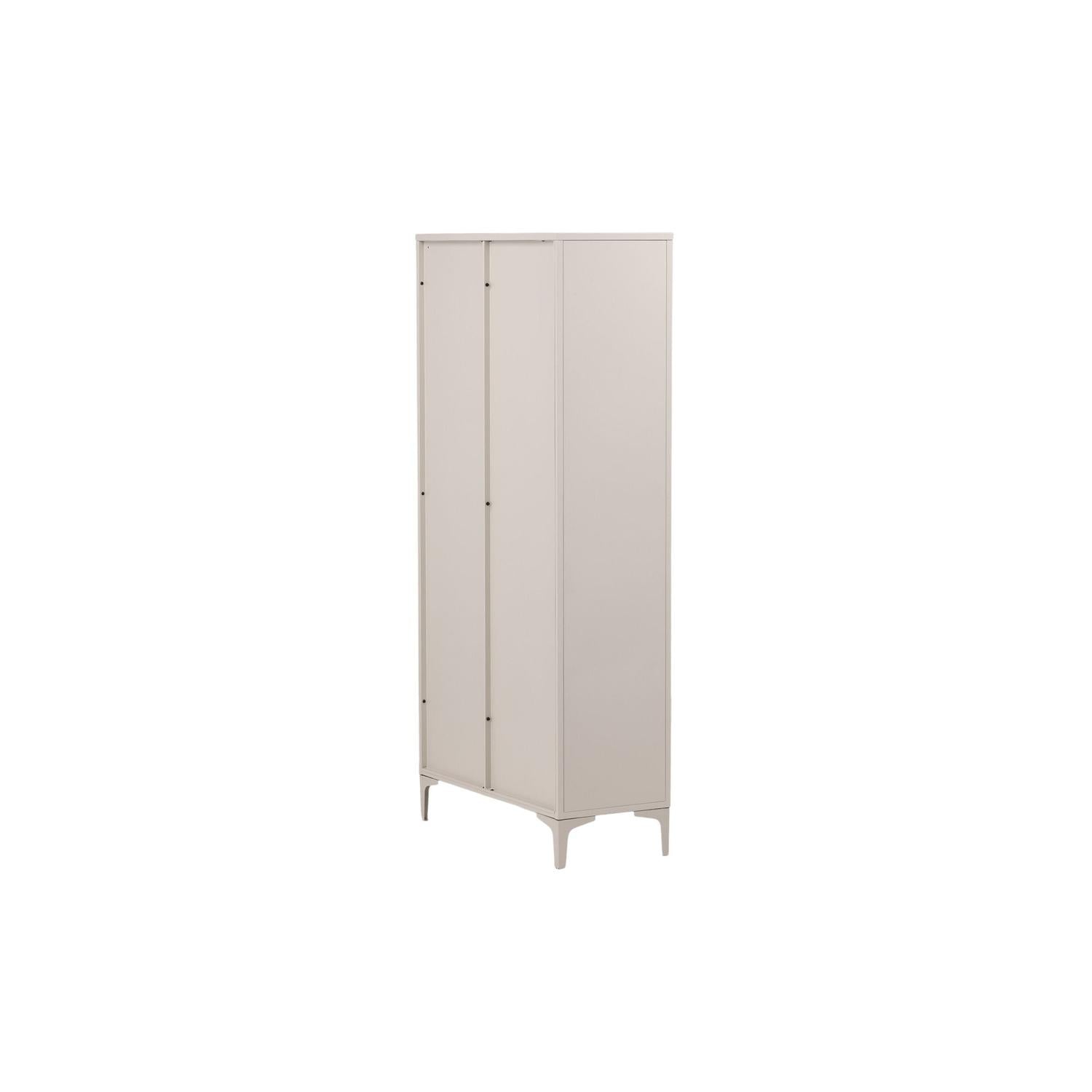 Vitrinenschrank Piring 190cm - Beige-Vitrinen-Venture Home-le canapé