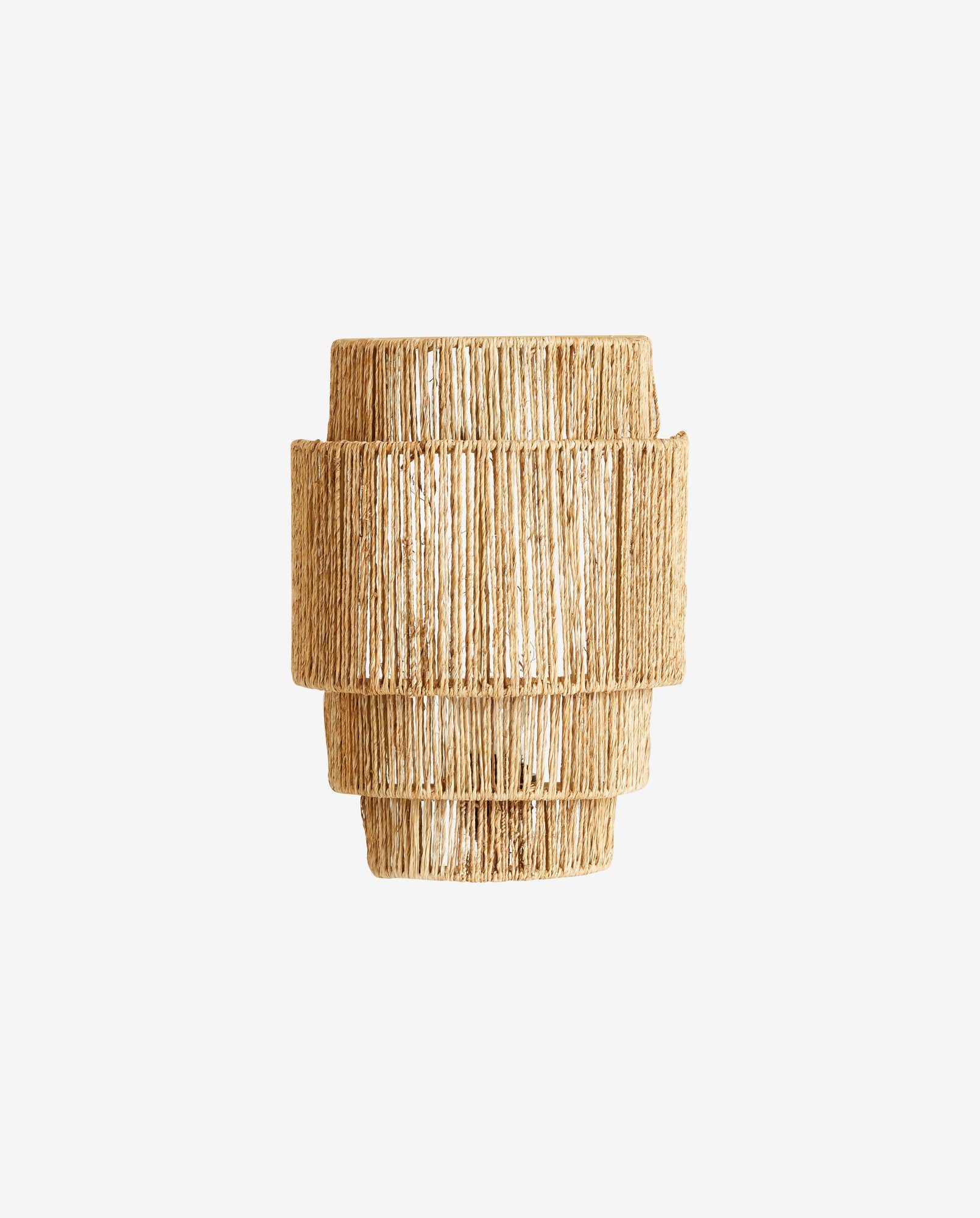Wandleuchte AIDOS aus Jute - Natur-Wandleuchte-Nordal A/S-le canapé