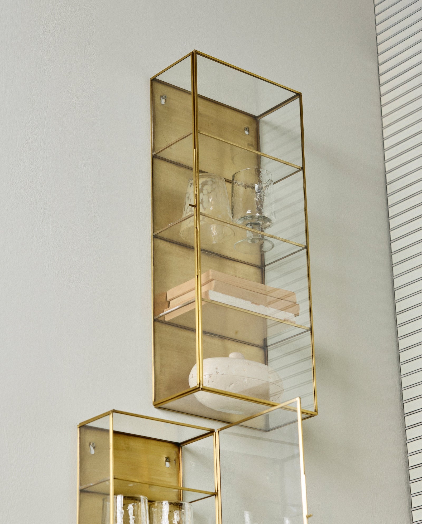 Wandschrank ADA 25cm - Gold-Wandschränke-Nordal A/S-le canapé