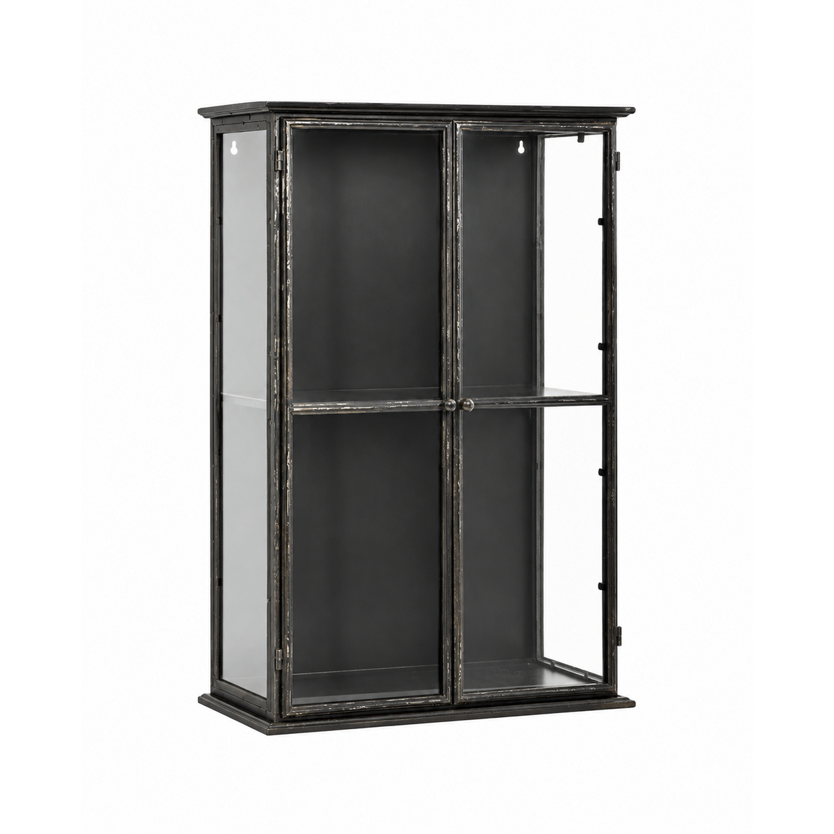 Wandschrank Downtown 81cm aus Glas - Schwarz-Wandschränke-Nordal A/S-le canapé