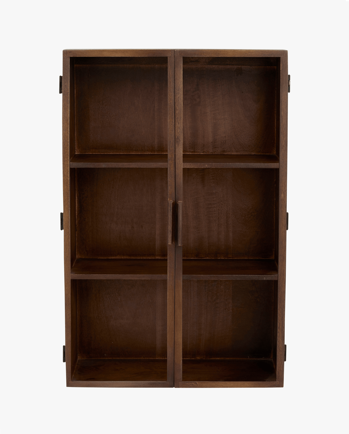 Wandschrank Nango 80cm aus Massivholz - Dunkelbraun-Wandschränke-Nordal A/S-le canapé