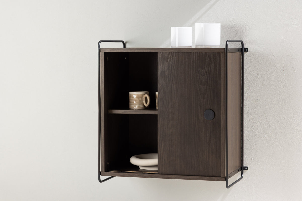 Wandschrank Paris 68cm mit 2 Türen - Mokka-Wandschränke-Venture Home-le canapé
