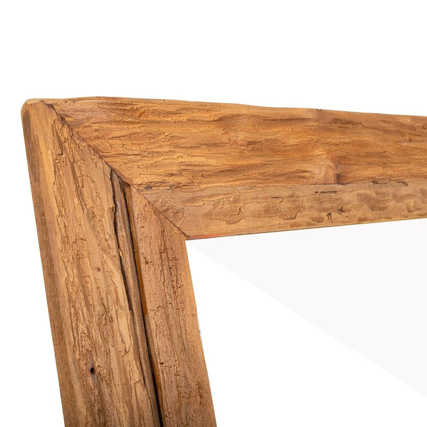 Wandspiegel Bridge 140cm aus recyceltem Teakholz - Natur-Wandspiegel-Benoa-le canapé