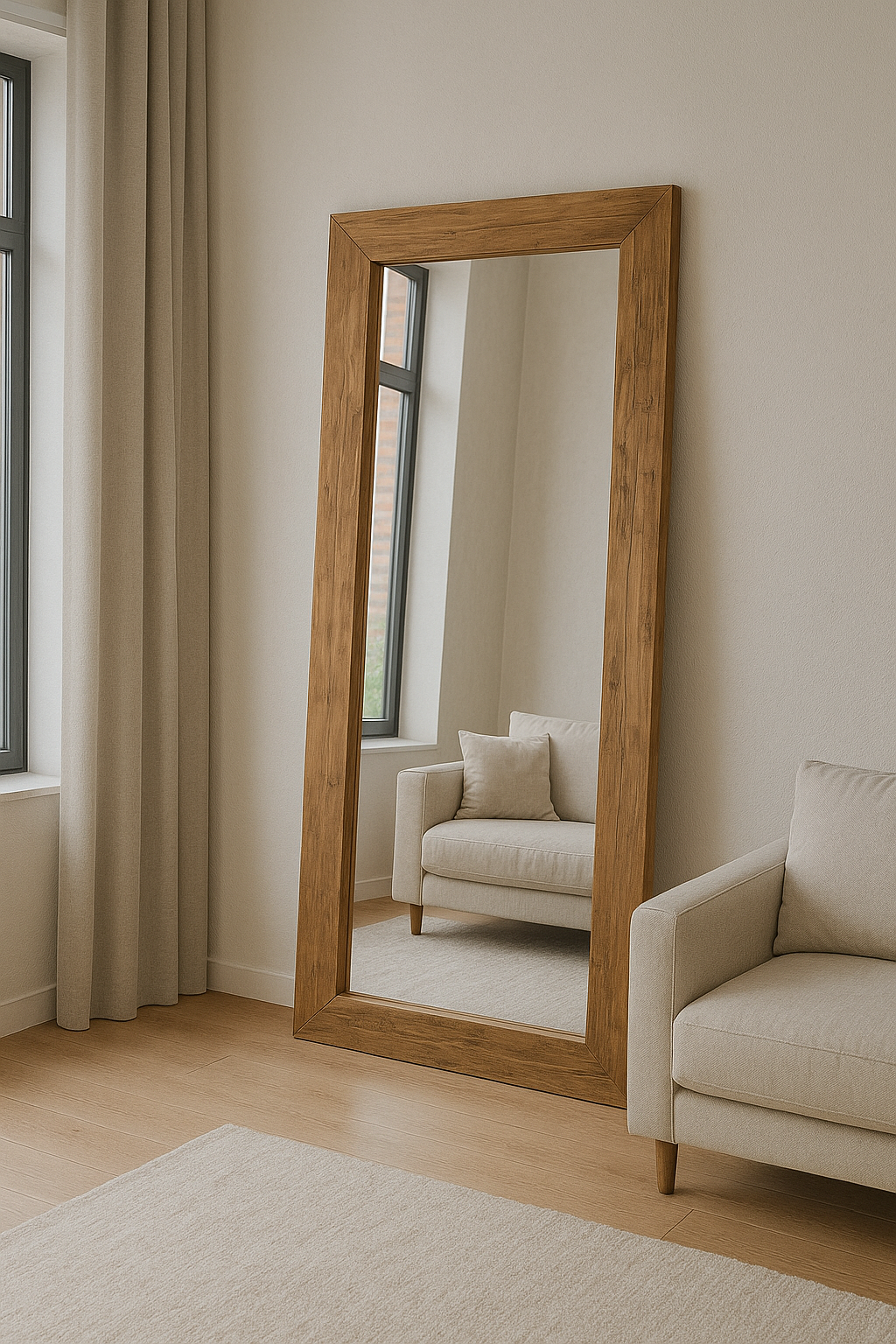 Wandspiegel Bridge 140cm - Natur-Wandspiegel-Benoa-le canapé