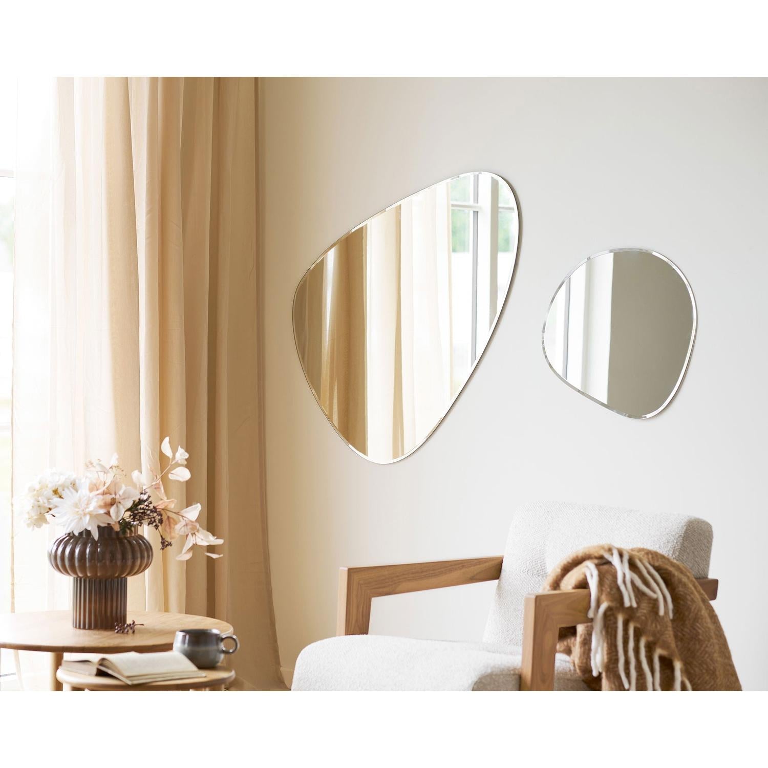 Wandspiegel Devonport 70x100cm - Silber-Wandspiegel-House Nordic-le canapé