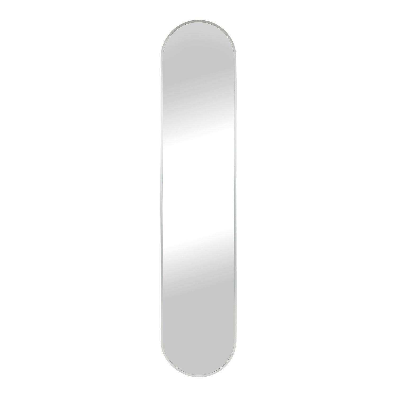 Wandspiegel Hennetved aus Aluminium 170cm - Silber-Wandspiegel-House Nordic-le canapé